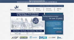 Desktop Screenshot of mahanassociates.com